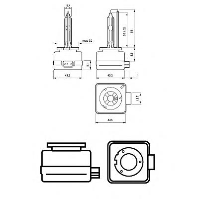 Lâmpada de xénon Philips 42403VIC1 preço, a partir de 65,58 USD