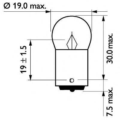 Lâmpada 72601024704 Mercedes