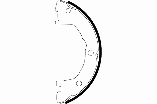 GF0228AF Japan Parts Sapatas do freio traseiras de tambor