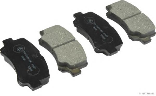 PA813AF Japan Parts Sapatas do freio dianteiras de disco