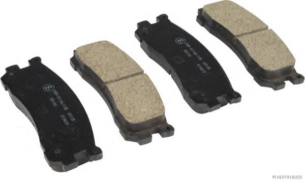 TAY22643Z Mazda Sapatas do freio traseiras de disco