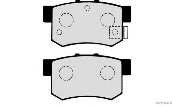 Sapatas do freio traseiras de disco Honda 43022TP6A02 preço, a partir de 23,38 USD