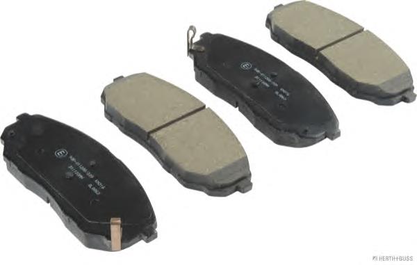 Sapatas do freio dianteiras de disco S581013EE01 Hyundai/Kia