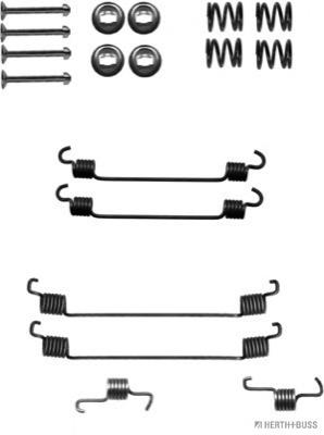 Compre 182546 Febi Kit de montagem das sapatas traseiras de tambor