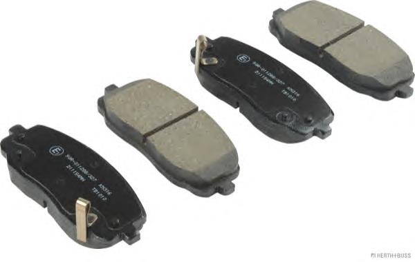 Sapatas do freio dianteiras de disco SP1172 Hyundai/Kia