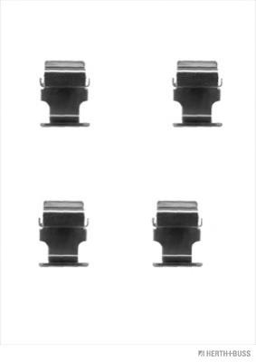 Kit de molas de fixação de sapatas de disco traseiras MR510545 Mitsubishi