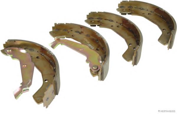 Sapatas do freio traseiras de tambor GFK27AF Japan Parts