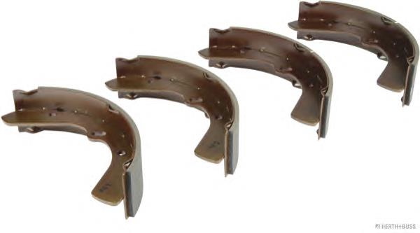 GFK04AF Japan Parts Sapatas do freio traseiras de tambor