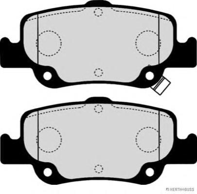 0446602300 Toyota Sapatas do freio traseiras de disco