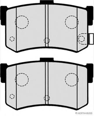 Sapatas do freio traseiras de disco Hyundai/Kia 5830234A00