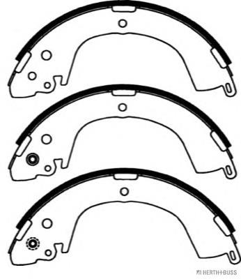 Sapatas do freio traseiras de tambor Mitsubishi MR496333 preço, a partir de 31,25 USD