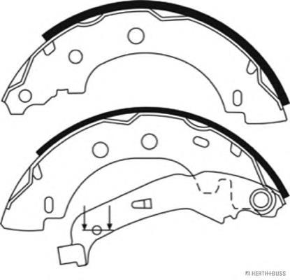 Sapatas do freio traseiras de tambor Renault (RVI) 8671020704 preço, a partir de 38,33 USD