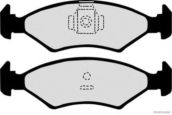 Compre 0K0Y13323Z Hyundai/Kia Sapatas do freio dianteiras de disco