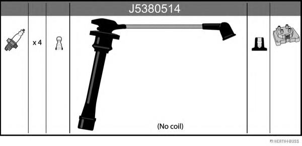 Compre J5380514 Jakoparts Fios de alta voltagem, kit