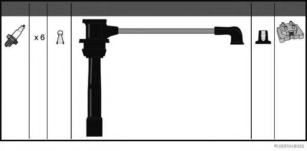 Fios de alta voltagem, kit Hyundai/Kia 2750137C10