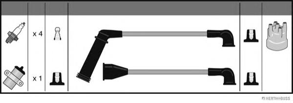 Compre 2750102A00 Hyundai/Kia Fios de alta voltagem, kit