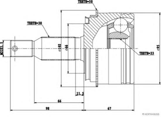 Compre MR528640 Mitsubishi Junta homocinética externa dianteira