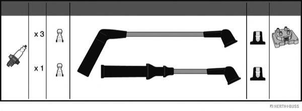 Fios de alta voltagem, kit Toyota 9091922209 preço, a partir de 23,14 USD