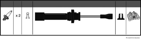 Fios de alta voltagem, kit Maxgear 530191