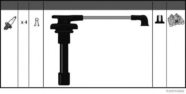 73022 Seiwa Fios de alta voltagem, kit