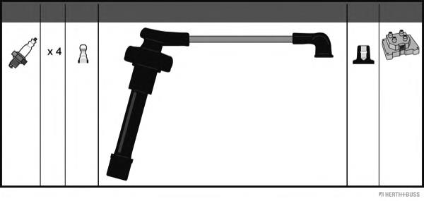 Compre 32700P1JE01 Honda Fios de alta voltagem, kit
