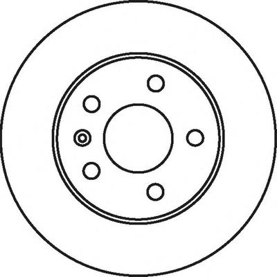 Disco do freio traseiro para Opel Astra L35
