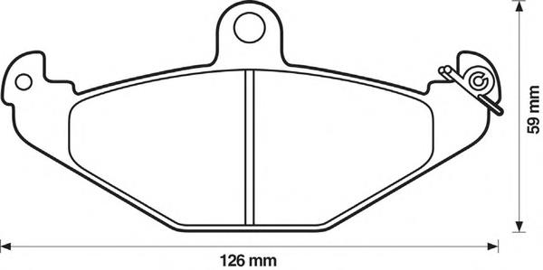 Compre 2041001 Renault (RVI) Sapatas do freio traseiras de disco