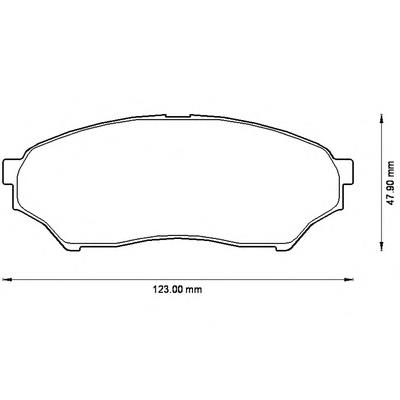 Compre MN102615 Mitsubishi Sapatas do freio dianteiras de disco