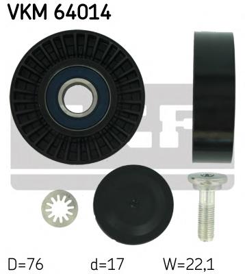 Rolo parasita da correia de transmissão SKF VKM64014 preço, a partir de 19,35 USD