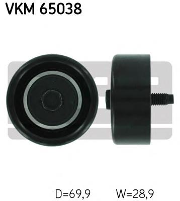 Rolo parasita da correia de transmissão VKM65038 SKF