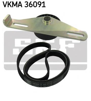 Correia dos conjuntos de transmissão, kit SKF VKMA36091