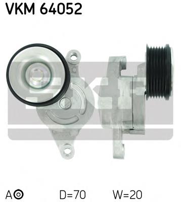 Reguladora de tensão da correia de transmissão Mazda ZJ3815980C