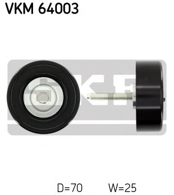 VKM64003 SKF Rolo parasita da correia de transmissão