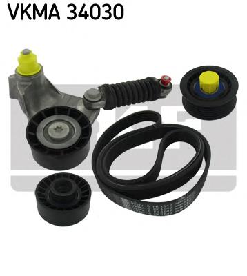 VKMA34030 SKF Correia dos conjuntos de transmissão, kit