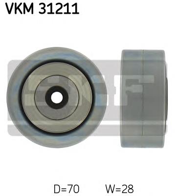 Compre 03G145276A VAG Rolo parasita da correia de transmissão