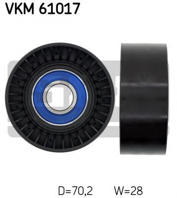 Rolo parasita da correia de transmissão VKM61017 SKF