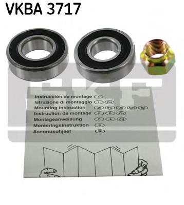 Rolamento de cubo traseiro VKBA3717 SKF