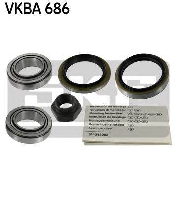 Rolamento de cubo dianteiro SKF VKBA686