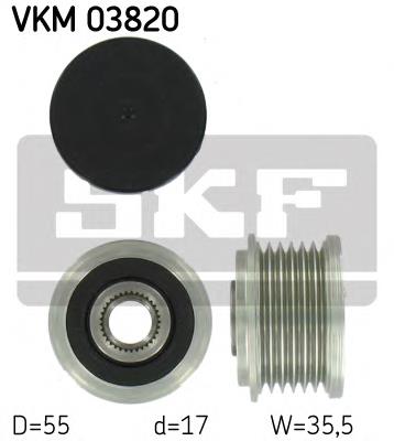 Polia do gerador VKM03820 SKF