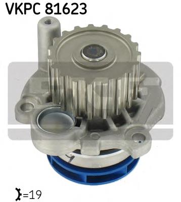 Bomba de água (bomba) de esfriamento SKF VKPC81623