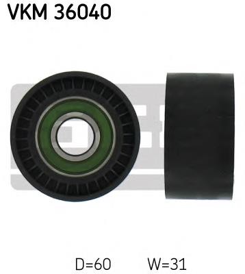 VKM36040 SKF Rolo parasita da correia de transmissão