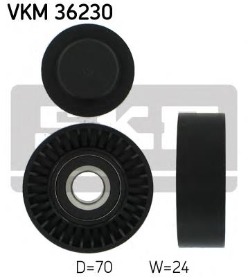 Rolo de reguladora de tensão da correia de transmissão SKF VKM36230
