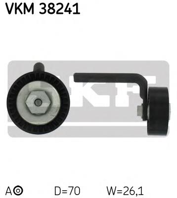 Rolo de reguladora de tensão da correia de transmissão SKF VKM38241 preço, a partir de 33,68 USD