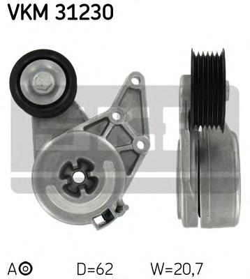 Compre GA35742 SNR Rolo de reguladora de tensão da correia de transmissão