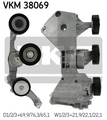Compre A6682002270 Mercedes Reguladora de tensão da correia de transmissão
