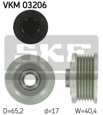 VKM03206 SKF Polia do gerador