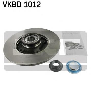 Disco do freio traseiro SKF VKBD1012