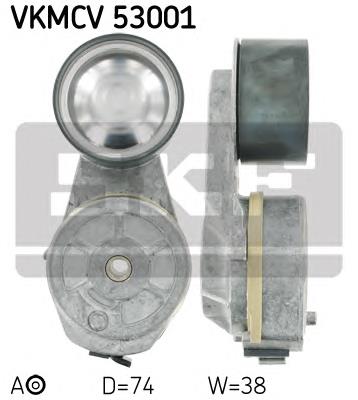 Reguladora de tensão da correia de transmissão SKF VKMCV53001 preço, a partir de 72,33 USD