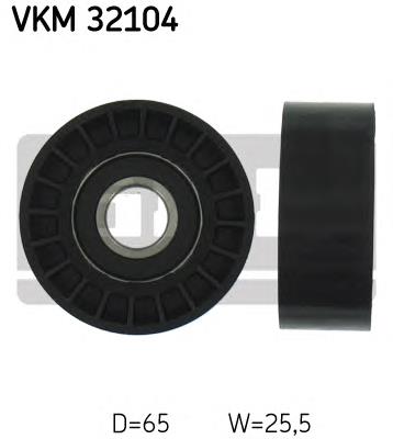 VKM32104 SKF Rolo parasita da correia de transmissão