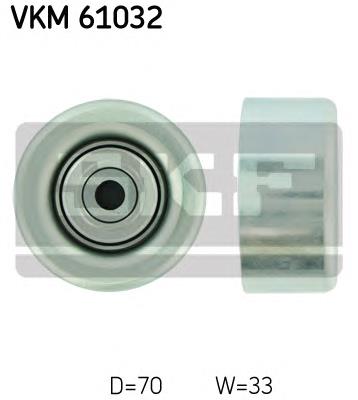 VKM61032 SKF Rolo parasita da correia de transmissão